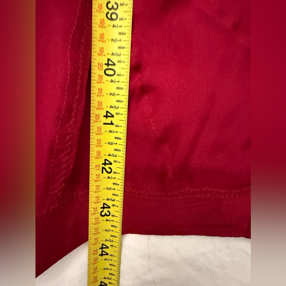 Rag & Bone Dark Red Maxi Skirt - Silk, Bias Cut, Flattering - size 4 - Picture 16 of 16